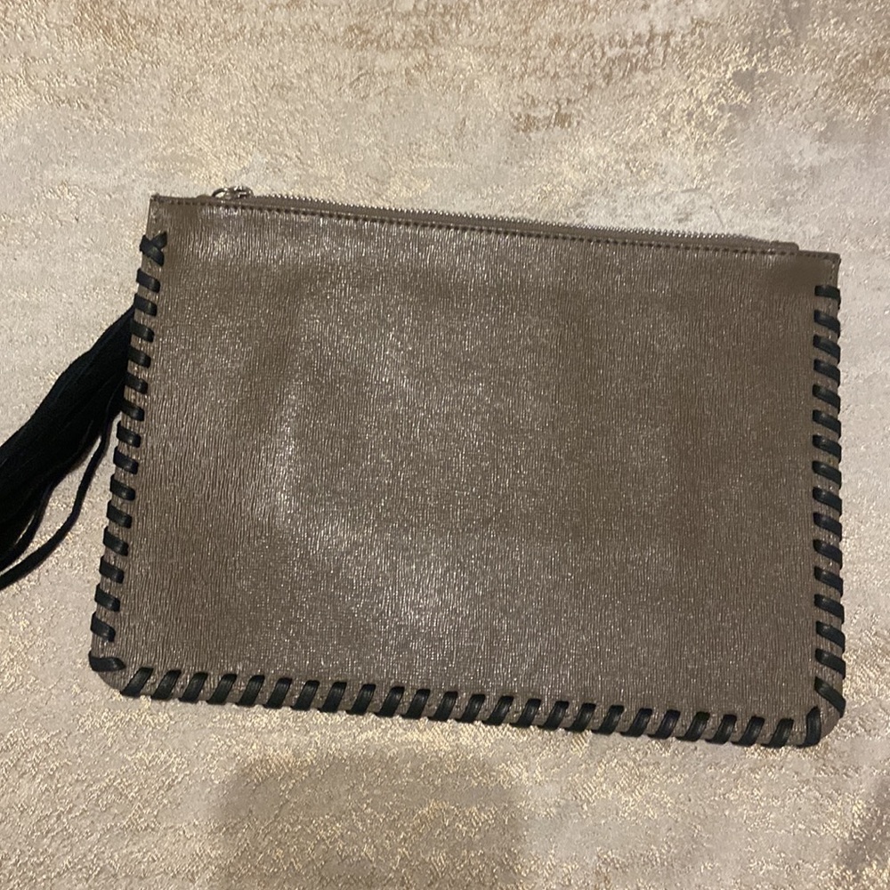 Garuglieri Genuine leather clutch made in Italy